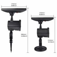 Proyector De Láser LED Inteligente Con Sensor De Movimiento Y Luz Solar Para Exterior Decoración De Jardín Rotativo 360° Impermeable IP65 - details 9