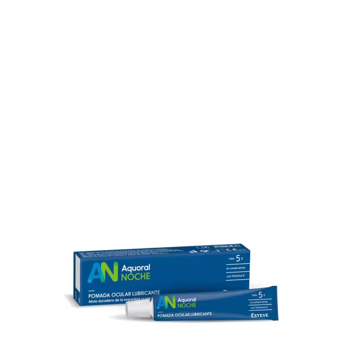 Aquoral noche pomada ocular lubricante de 5 gr - 1
