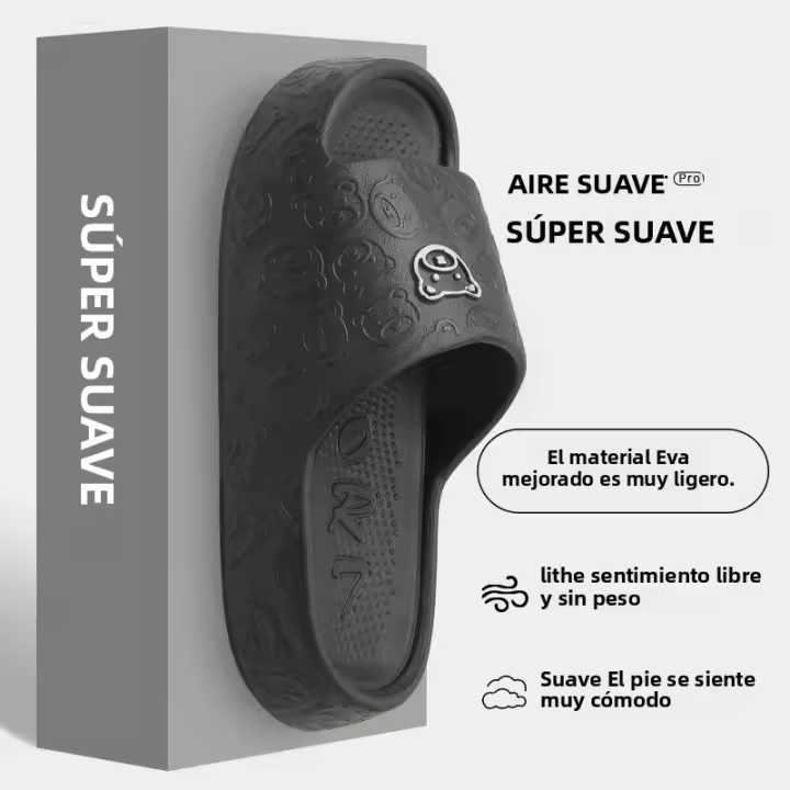 Zapatillas Antideslizantes Para Mujer Eva Home Baño Material Superior EVA Cierre Pull on Indicado Para Uso Interior Estilo Sencillo - 1