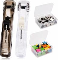 Dispensador De Clips De Papel Portátil Mini Estuche De Papel Con Recargables Y Mini Estornudador De Plástico Para Oficina - details 0
