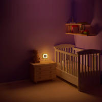 Lámpara Nocturna LED Inalámbrica Con Sensor De Movimiento EU UK Plug-in Auto Dusk to Dawn Sensor Eficiente Energéticamente Para Niños Hogar Forma Rectangular Fuente De Luz LED - details 11