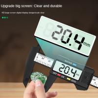 Calibrador Digital De Fibra De Carbono Con Dial Vernier Herramienta De Medición 150mm Precisión 0.02mm Para Carpintería Y Bricolaje - details 2