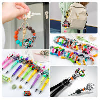 Nuevos Bolas De Silicona De Vaca Yak Para Creación De Joyería Kit De Bolas Redondas Y Lentiles Para Pulseras Llaveros Collares Accesorios DIY - details 5