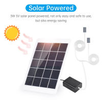 Kit De Bomba De Oxígeno Solar Para Acuario Tanque De Peces Con Panel Solar De 3W 5V Y 2 Piedras De Burbujas Aerator Oxygenador - details 1