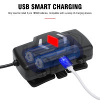 BORUiT Linterna Frontal LED P50 Super Brillante Recargable USB 18650 Zoomable Impermeable Para Camping Pesca Torcha De Cabeza - details 7