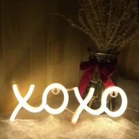 LED Neón XOXO Amor Luces Strip De Neón Para Decoración De Boda Jardín Habitación Dormitorio Decoración De Pared Regalo De Fiesta Noche - details 7