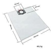 Bolsas De Repuesto Para Aspiradora Karcher 2.863-314.0 KFI 357 KA 40 MV4 MV5 MV6 WD2 plus WD3 WD3s WD4 WD5 SE4001 SE4002 Robot De Pulverización - details 0
