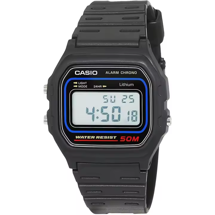 Eshow Casio W59 Reloj de Pulsera Vintage Negro - 1