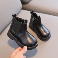 Botas De Moda Para Niños 2023 Otoño Invierno Calientes Zapatos De Nieve Infantiles Niñas Niños Casual De Cuero Retro De Alta Calidad Antideslizantes Talla True Fit - details 5
