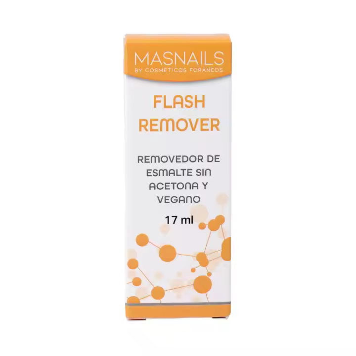 Masnails flash remover 15 ml, removedor ultra rápido para esmaltes permanentes. Belleza y cuidado de tu cabello y tu piel con Masnails. - 1