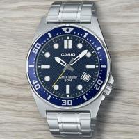 Casio MTD-135D-2A – Reloj deportivo de acero con esfera azul resistente al agua 100m - details 0