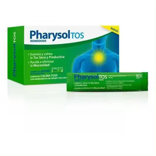 Pharysol Reva Tos Monodosis 16 Sobres - 1