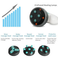 Masajeador Corporal Eléctrico Para Adelgazamiento Infrarrojo Portátil Anti Celulitis Para Brazo Pierna Cadera Abdomen Eliminador De Grasa - details 1