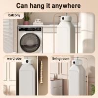 Secadora de ropa eléctrica, secadora con bomba de calor de 600 W con temporizador, secado rápido de ropa húmeda, secadora de ropa portátil de secado rápido para ropa ligera, ropa interior - details 4