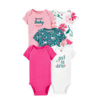 Ropa para niños, novedad de verano, mono triangular de manga corta para bebés, ropa para gatear, mono de bebé de cinco piezas - details 14