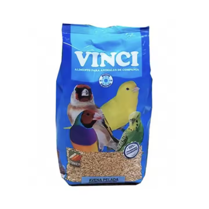Avena Pelada para Pájaros Alimento VINCI 1Kg - 1