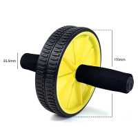 Ociodual OcioDual Rueda Abdominal, Rodillo Abdominales, Rueda Abdominales con Mango, Ejercicio en Casa, Gym en Casa, Core, Flexibilidad y Fuerza, Roller Gimnasio en Casa, Rodillo Abdominal, Amarillo - details 3