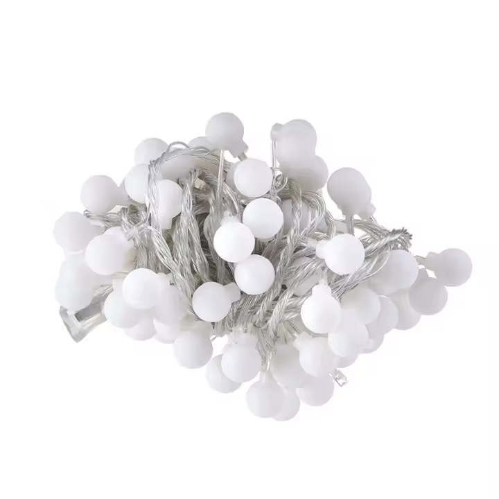 Luces De Cadena De Globos Impermeables Para Exterior Decoración De Navidad Y Bodas Jardín Lámpara De Fairy Cable USB/Batería 12M - 1