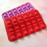 Molde de silicona para galletas de perro Diseño reutilizable para galletas de perro, cubos de hielo, molde de caramelo chocolate, molde de Praliné, rojo, violeta - details 3
