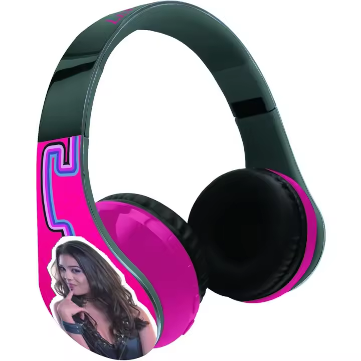 LEXIBOOK BTHP400CV Auriculares Diseño Chica Vampiro, Bluetooth 3.0, Infantiles, De Diadema ajustable, color fucsia. - 1