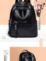 Bolso De Hombro Para Mujer En PU Negro Casual Y Versátil Gran Capacidad Ligero Adecuado Para Estudiantes De Colegio Salir - details 6