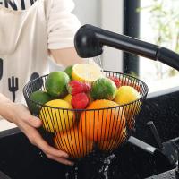 Cesta de frutas, frutero, cesta de Frutas de alambre para Cocina, frutero para encimera de Cocina, Frutas, verduras, Pan - details 3
