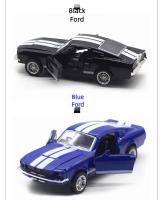 Modelo De Coche Clásico En Escala 1/32 Metálico GT500 1967 MUSTANG Colección De Juguetes Vintage Regalo Para Niños - details 4
