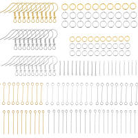Juego De 220 Piezas De Anillos Abiertos De Color Oro Para El DIY De Joyería De Pendientes Conectores De Anillos Para Creación De Joyas Accesorios De Enlaces De Saltar - details 1