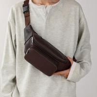 Bolsa De Cintura Para Hombre De Cuero Genuino 100% Mini Viaje Fanny Pack Bolsa De Cinturón De Cuero Para Teléfono Móvil Estilo Casual - details 6