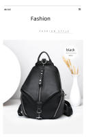 Mochila Antirrobo Para Mujer De Cuero Genuino 100% Gran Capacidad De Viaje Diseño Nuevo 2022 Mochila Escolar Para Niñas Con Cadena Y Cierre De Cremallera - details 13