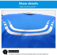 Bolsa De Cintura Para Ciclismo Running Pesca Senderismo Deporte Fitness Con Bolsillo Para Botella De Agua PU Unisex - details 21
