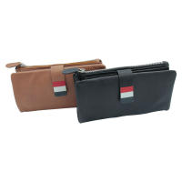 CARTERA DE CUERO PARA MUJER  - Piel Auténtica - Incluye Monedero, Tarjetero y Billetera – 16 Ranuras para Tarjetas - Gran Calidad – Disponible Negra y Marrón - details 0