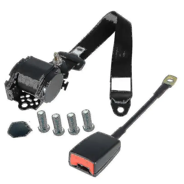Three-point Car Seat Belt Fully Automatic Retractable Driver"s Seat Belt Three-point With Base Socket - 1
