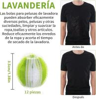 12Pcs Atrapa Pelos Lavadora,Quita Pelos Mascota, Reutilizable Bolas Atrapa Pelos para Lavadora,Apto para Lavadora y Secadora - details 0