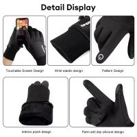 Guantes Térmicos De Invierno Para Ciclismo Deportes Al Aire Libre Motocicleta Esquí Toque De Pantalla Linterna De Poliéster Unisex - details 5
