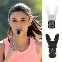 Dispositivo De Ejercicio Respiratorio Portátil Y Ligero De Silicona Musculos De La Abdomen Y Pecho Compacto Para Fitness - details 0
