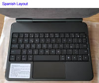 Folio Teclado Mágico Para iPad 10 Generación 2022 Cubierta Inteligente Con Teclado AZERT Idiomas Espa\u00f1ol Portugu\u00e9s Hebreo Alem\u00e1n En Color Negro Y Blanco - details 7