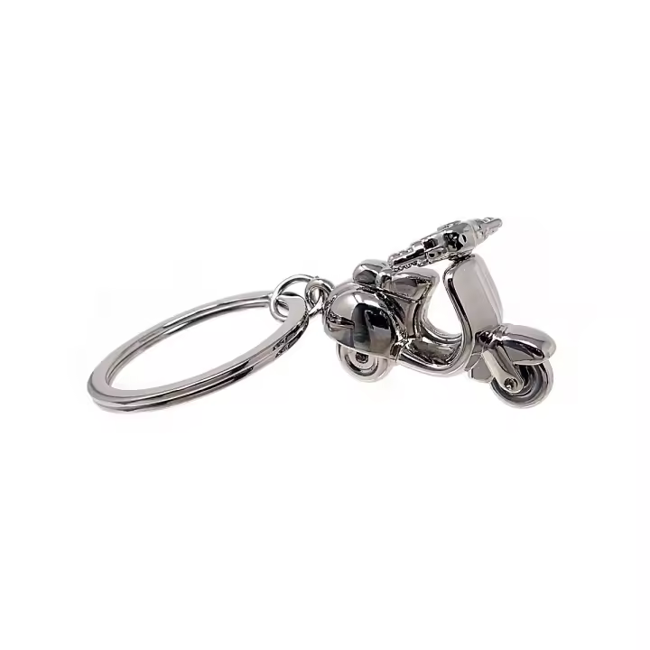 Inmaculada Romero Llavero Metálico Móvil 35mm Ancho 27mm Diseño Moto Vespa Unisex Joyería Diamante Mujer - 1