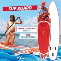 FunWater Tabla Paddle Surf Hinchable con Accesorios Premium con Funda Impermeable para teléfono móvil Remo Doble Uso | PadelSurf Stand Up Paddle Gran Estabilidad y Resistencia | Paddle Board - details 0