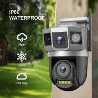 Cámara IP Exterior 4G Con Lente Dual 6K 12MP CCTV Visión Nocturna Color Audio Seguimiento Automático 3 Pantallas Inalámbrica - details 9