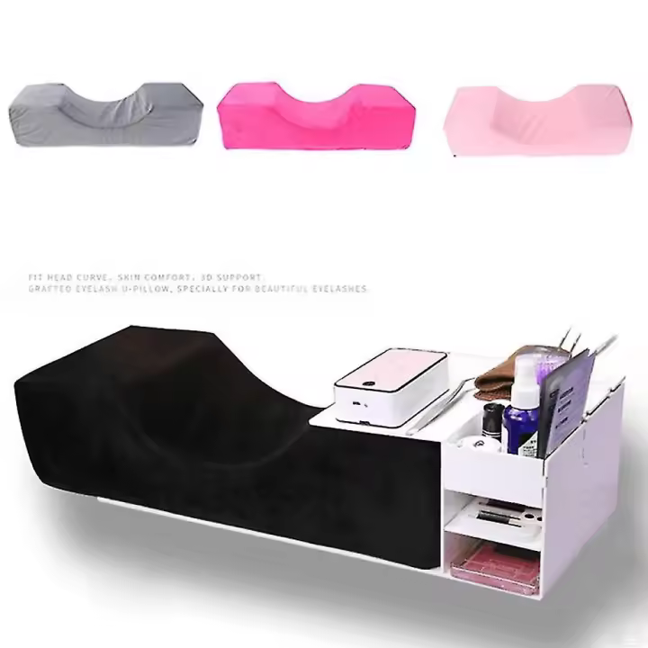 Professional Grafted Eyelash Extension Pillow Cushion Neck Support Salon Home - 1