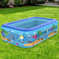 Piscina Inflable Para La Familia Adecuada Para Adultos Y Niños Juguete De Agua Para Fiestas Outdoor E Indoor Para Verano PVC Patrón Cartoon - details 2