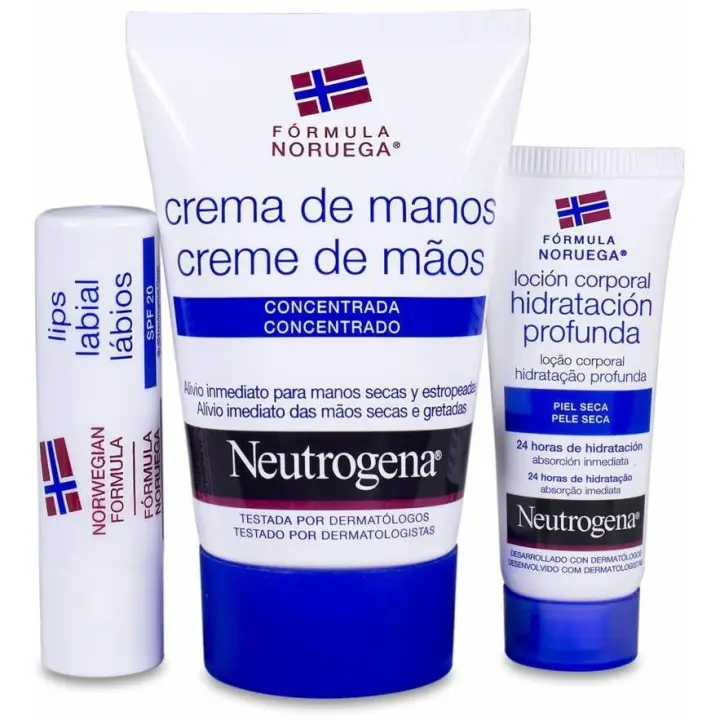 Neutrogena® Pack Crema Manos + Protector Labial + Loción Hidratante - 1