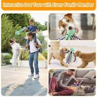 Juguete De Octopus De Peluche Para Perros Interactivo Con Sonido Anti-Demolición Compañero De Bricolaje Para Grandes Y Pequeños Perros Juguetes Para Aliviar La Boredom - details 1
