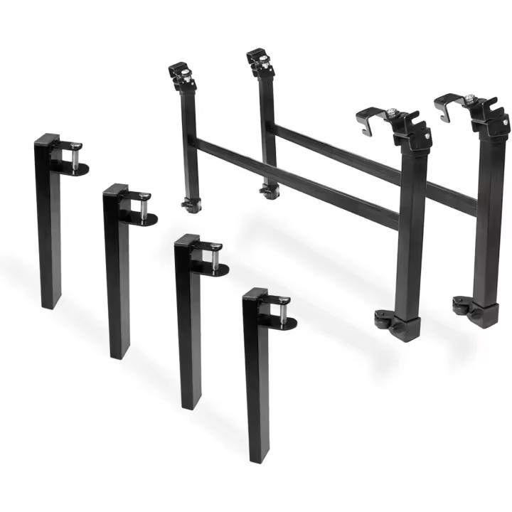 Juego de 4 patas para cama nido, somier parte alta y 2 patas plegables para somier parte baja - cama de 90 cm, con tubo de somier 40 x 30 - Cuens - 1