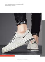 Zapatos De Cuero Para Hombre Casual Impermeables Vulcanizados Cómodos Talla Grande 39-44 Zapatos De Primavera Ajuste True to Size - details 13