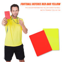 Tarjeta Roja Y Amarilla De Fútbol PVC Textura Clásica Detallada Para Entrenamientos Y Partidos De Fútbol Suministros De Arbitraje - details 1