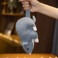 Peluche De Rata De Tela Suave Realista Gris Juguete De Almohada De Ratón Divertido Regalo De Cumpleaños Y Navidad Para Todas Las Edades - details 6