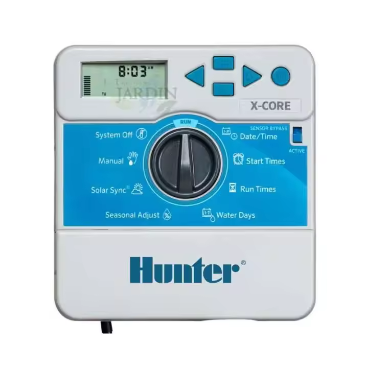HUNTER Programador de riego Hunter XCore 2 zonas interior | Automatización para sistemas de riego eléctricos de 2 zonas - 1