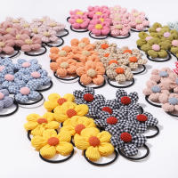 12Pcs Bolsa De Cinturones Elásticos Para Niñas Con Flores Hermosas Accesorios De Cabello Para Niños Amantes De Los Detalles - details 2